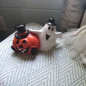 Donated: Vintage Pumpkin and Ghost nightlight